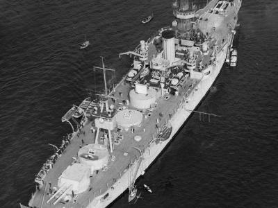 Wyoming after conversion to a training ship