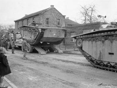 30th ID LVT M25 Dragon Wagon 458th Ordnance Evacuating Battalion Roermond Holland