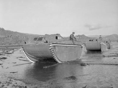 LVT-1 Alligator on trials at Inverary in Scotland 20 November 1942
