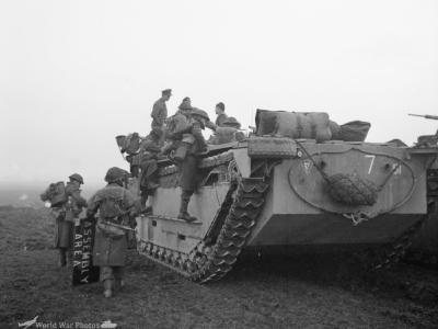 LVT-2 5th Royal Tank Regiment during the Rhine crossing 1945