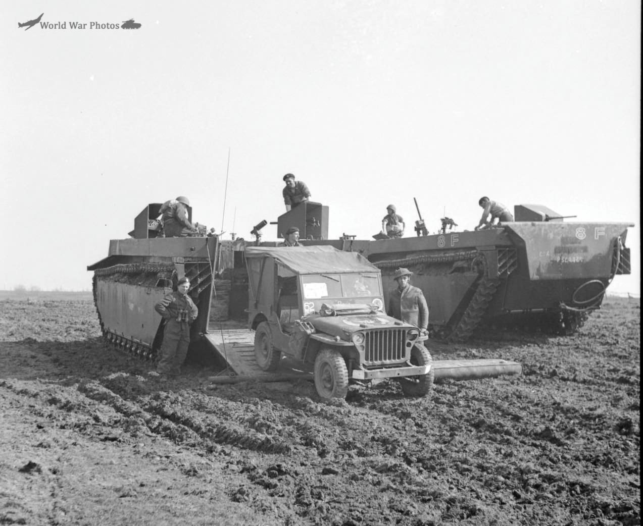 LVT-4 of 4th Royal Tank Regiment crossing of the Rhine 24 March 1945