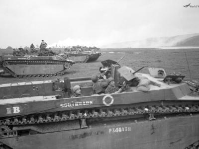 LVT banks of the Elbe 1945