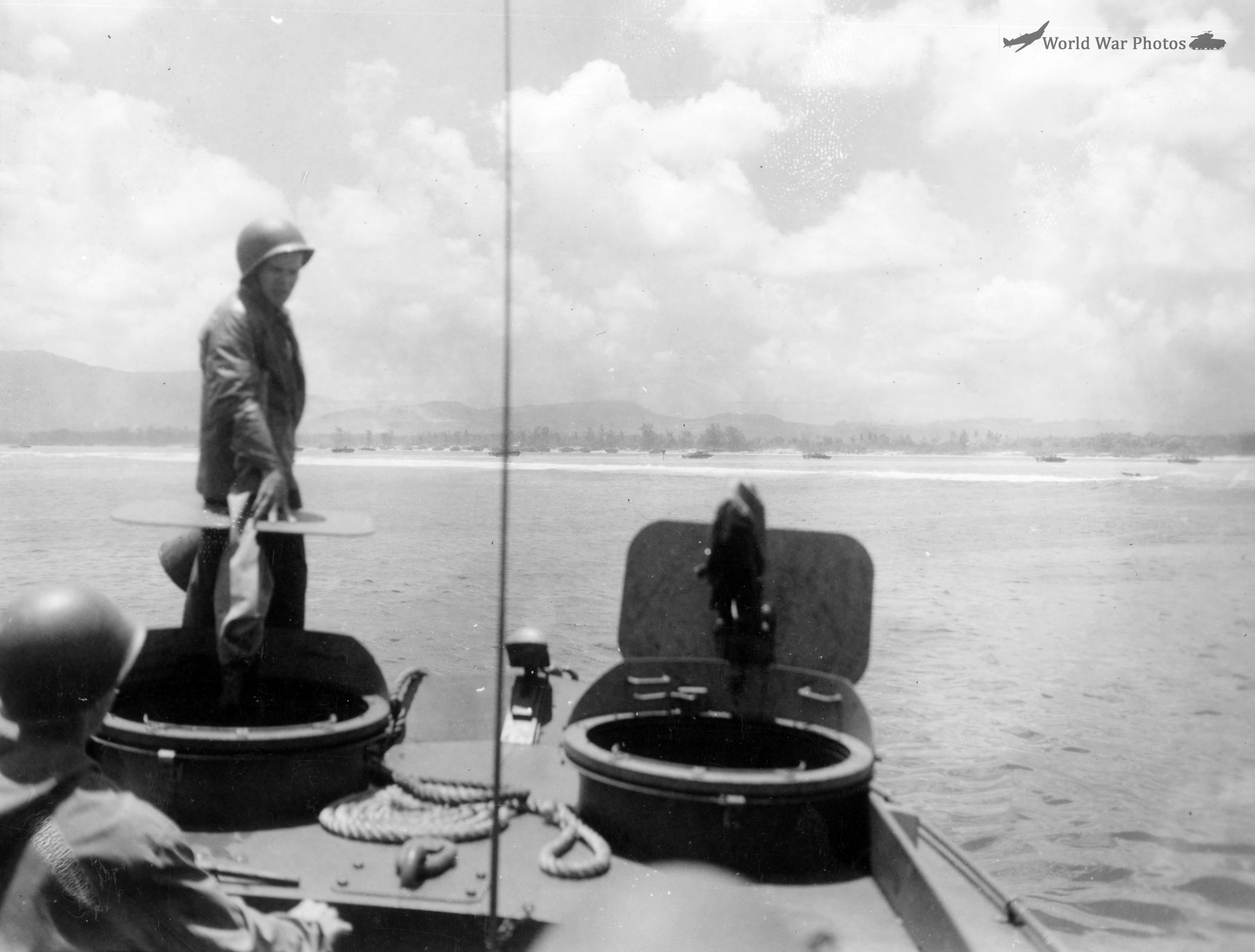 LVT heads in for the beach June 1944