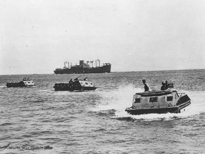 Marine LVT-1 Head to Guadalcanal