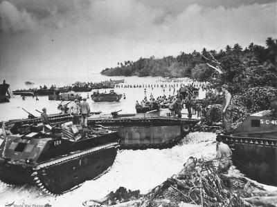 Marines LVT-1 and LVT-2