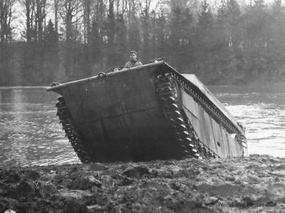 US Army Engineers Testing Alligator LVT in Germany