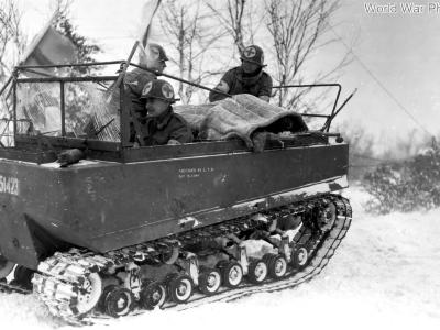 M29 CASEVAC of the 78th Infantry Division, France January 1945