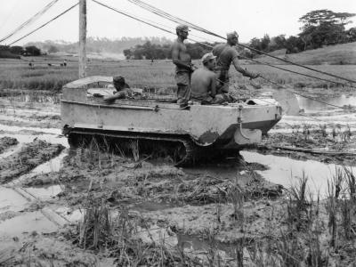 Studebaker M29C Weasel on Okinawa 1945