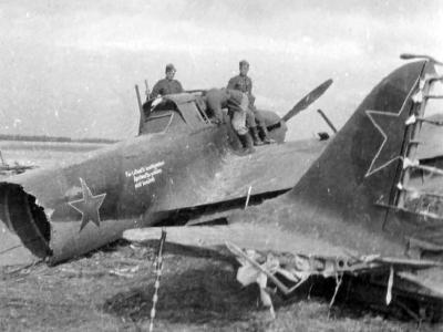 Destroyed Ilyushin IL-2