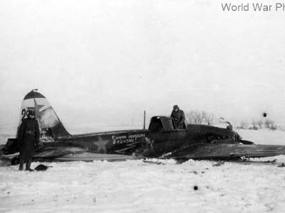 Crashed Ilyushin IL-2 29