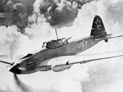 Il-2M3 in flight