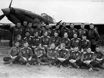 Il-2 and pilots of the 155 GShAP 1944
