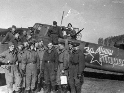 Il-2m3 of the 118 GShaP Latvia 24 October 1944