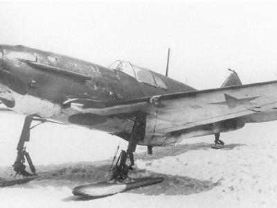 LaGG-3 with ski undercarriage