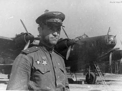 Pe-8 M-82 of the 746th Regiment 1943