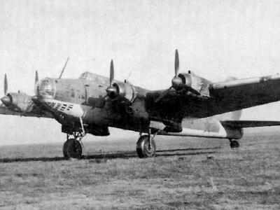 Soviet heavy bomber Pe-8 ASh-82