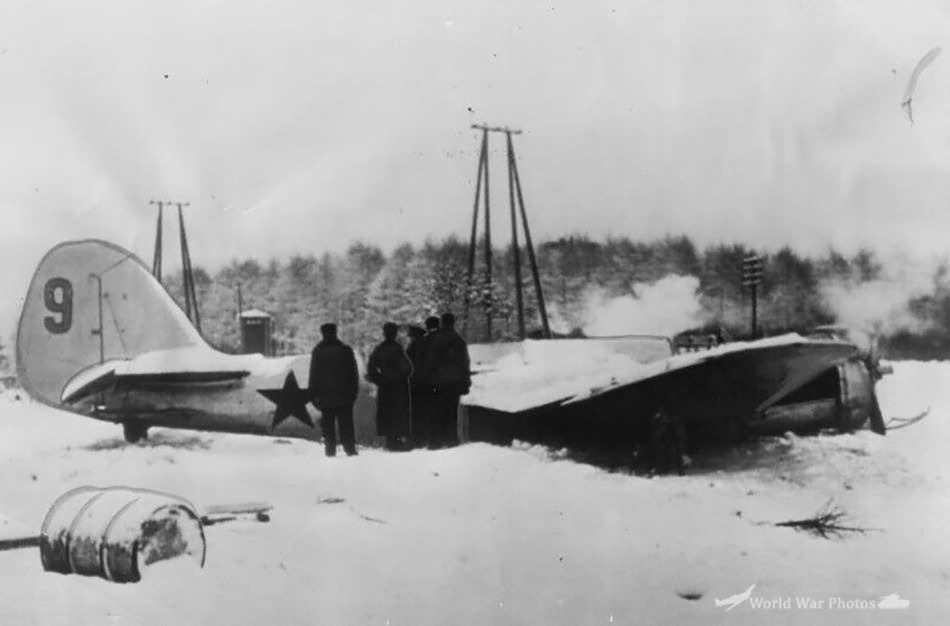 1940 Soviet Bomber Shot Down Karelian Front Finland