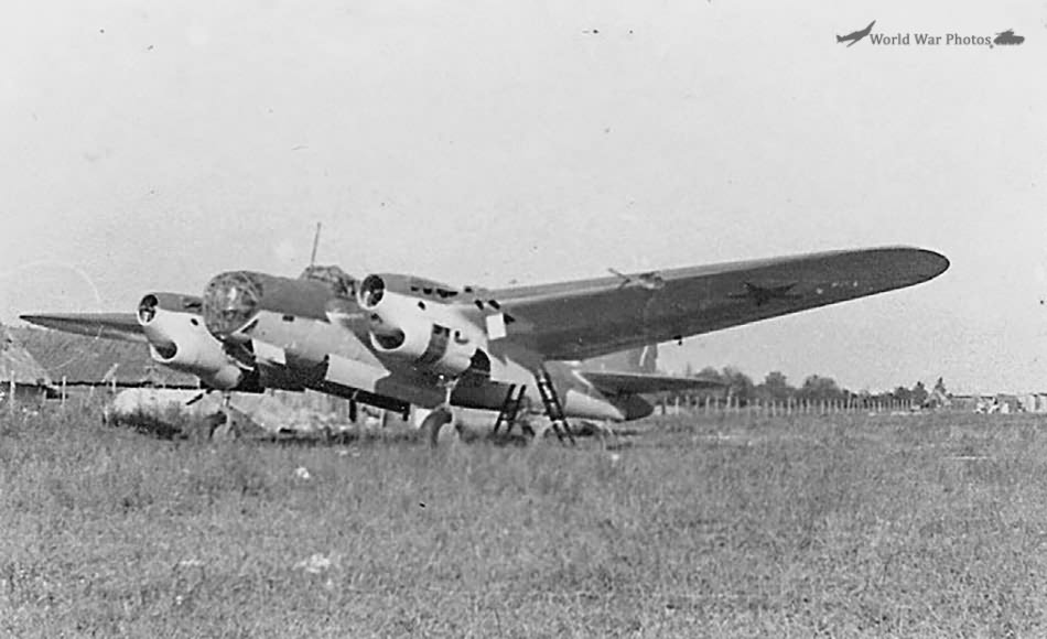 SB-2M-103 Bomber on Airfield