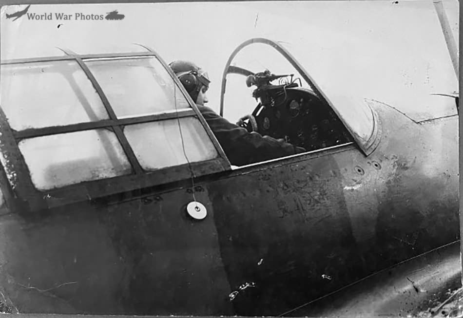 The Su-2 pilot in the cockpit