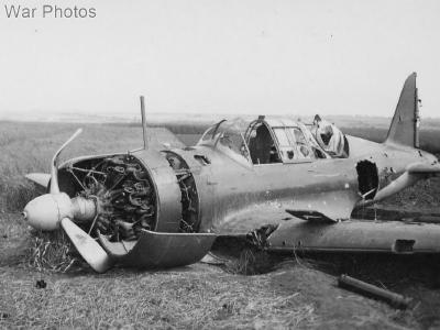 Crashed Su-2 3