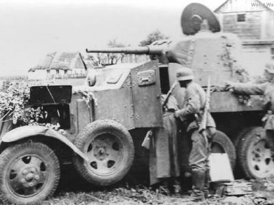 Captured BA-10M 1941