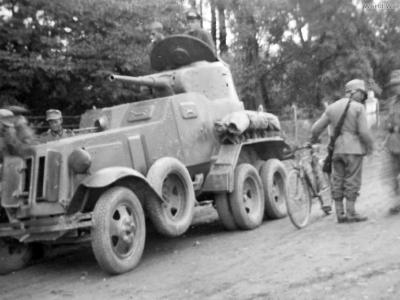 Captured BA-10 1941
