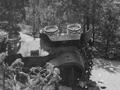 Destroyed BA-10M 2