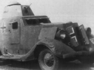 German light armored car BA-20