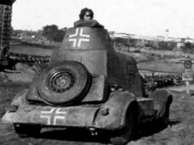 Armored car BA-20 3