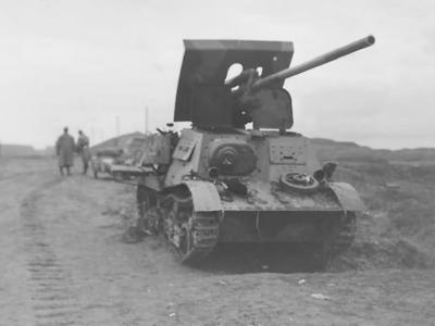 Komsomoletz ZiS-30 AT gun