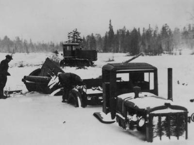 Stalinetz S-65 Russia winter 1941