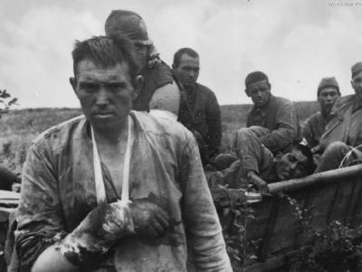 Wounded Soviet prisoners of war 1941