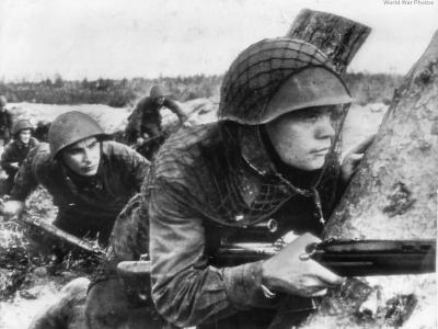 Russian ace sniper Vassily Faranov Order of Red Star and Medal of Valor 1942