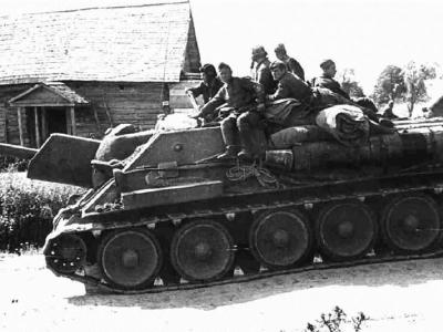 Su 122 Charkov area, Summer 1943