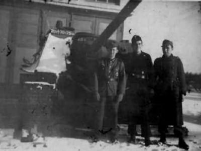 Captured SU-85 1