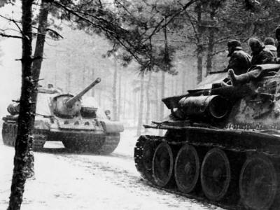 SU-85 guns January 1945