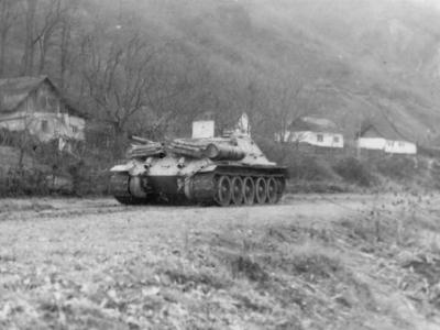 SU-85 rear view