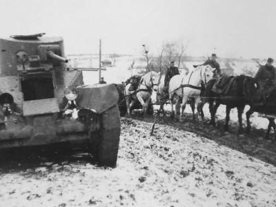 BT 2 tank in winter