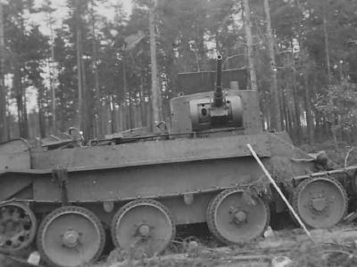BT-5 tank near Witebsk 1941