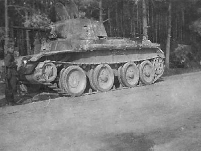 Abandoned BT-7 tank 1941