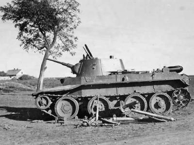 Soviet tank BT 7 22