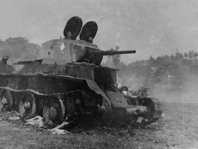 Soviet tank BT-7 23