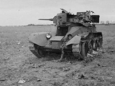 Soviet tank BT-5 suffered an internal explosion