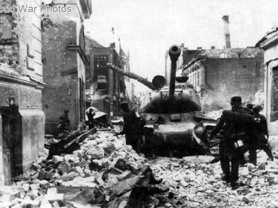 Destroyed IS-2 Latvia 1944