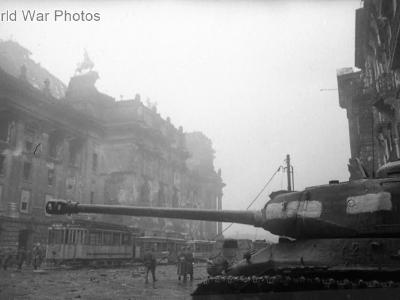 IS-2 on the street of the Berlin, 1945 3