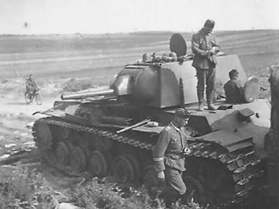 Early KV1 model 1940 Tank Witebsk Belarus