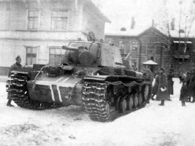 German KV flame thrower tank
