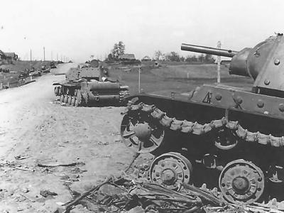 KV-1 tanks Pskov Pleskau Eastern Front Operation Barbarossa 1941