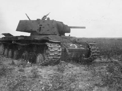 KV1 with applique armour