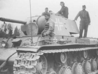 Soviet KV-1 tank in german service 2
